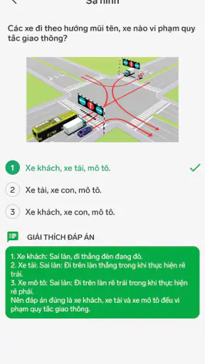 250 Câu ôn thi GPLX hạng A, A1 screenshot