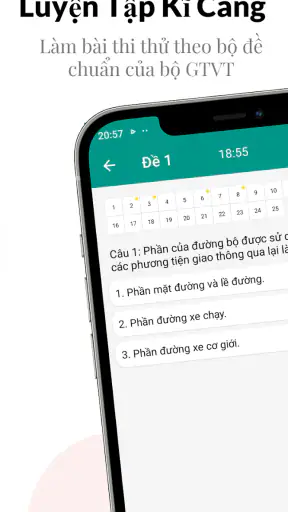 250 Câu Ôn Thi GPLX Xe Máy A1 screenshot