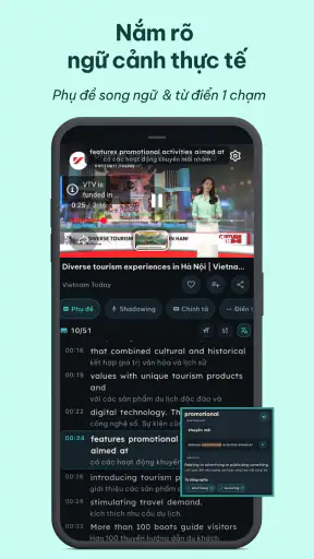 4You: Học ngoại ngữ qua video screenshot