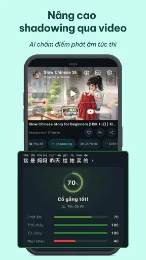 4You: Học ngoại ngữ qua video screenshot