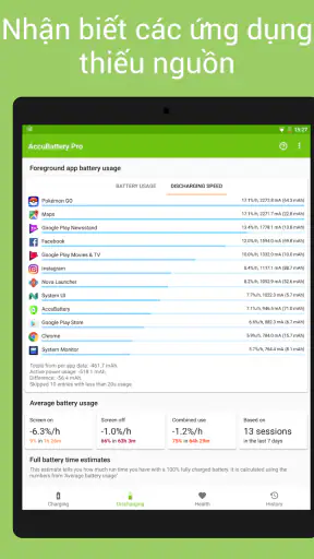 Accu​Battery - Pin screenshot