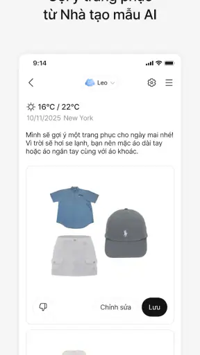 Acloset – Trợ lý Thời trang AI screenshot