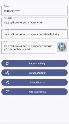 Activity Launcher screenshot