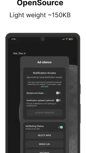 Ad-silence - OpenSource screenshot