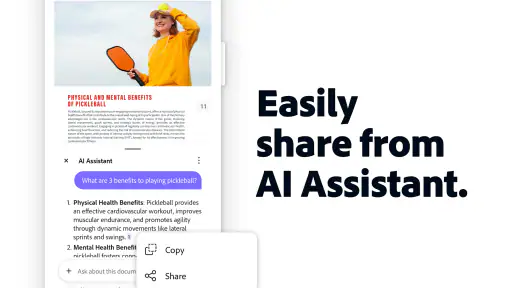 Adobe Acrobat Reader: Edit PDF screenshot