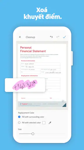 Adobe Scan: Quét tài liệu, ảnh screenshot