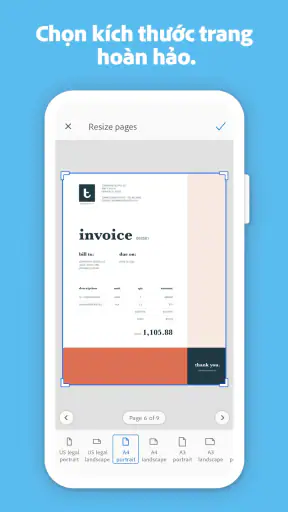 Adobe Scan: Quét tài liệu, ảnh screenshot