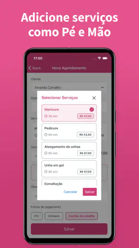 Agenda para Manicure - AppNail screenshot
