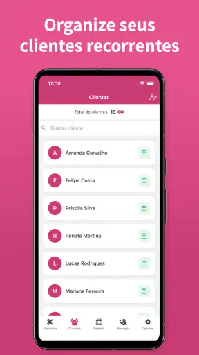 Agenda para Manicure - AppNail screenshot