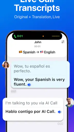 AI Call: Phiên Dịch Cuộc Gọi screenshot