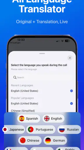 AI Call: Phiên Dịch Cuộc Gọi screenshot