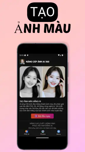 AI Làm Nét Ảnh 360 - PND AI screenshot