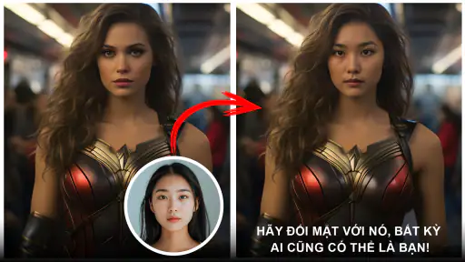 AI Tra đổi khuôn:chỉnh ảnh screenshot