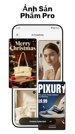 AI Video & Quảng Cáo: Pixury screenshot