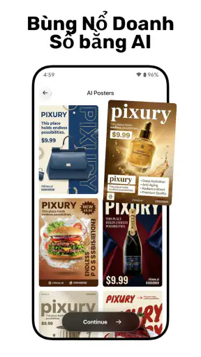 AI Video & Quảng Cáo: Pixury screenshot