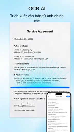 AIDO PDF Scanner - AI Scan OCR screenshot