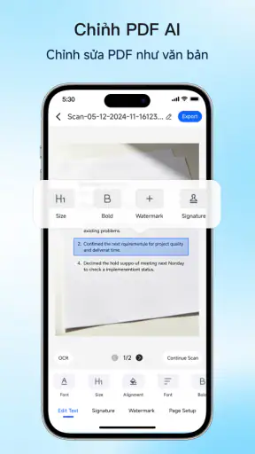 AIDO PDF Scanner - AI Scan OCR screenshot