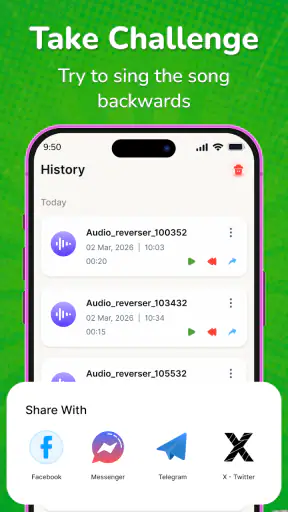Âm thanh đảo ngược: Hát ngược screenshot