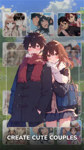 Anime Couple: Tạo Avatar screenshot