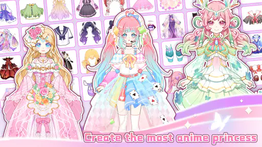 Anime Princess Dress Up Game screenshot