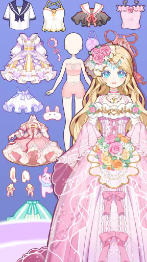 Anime Princess Dress Up Game screenshot