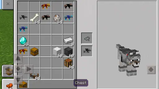 Áo giáp sói Mod cho MCPE screenshot
