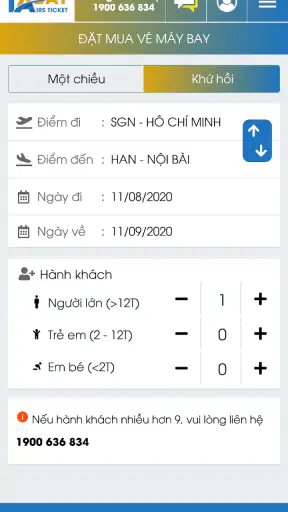 App Đặt Vé Máy Bay Rẻ - TaBay screenshot