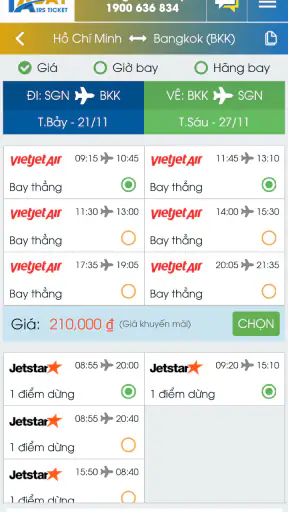 App Đặt Vé Máy Bay Rẻ - TaBay screenshot