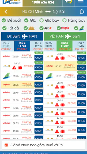 App Đặt Vé Máy Bay Rẻ - TaBay screenshot