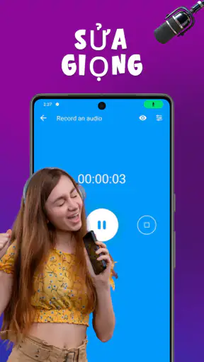 App đổi giọng: Chỉnh giọng hát screenshot