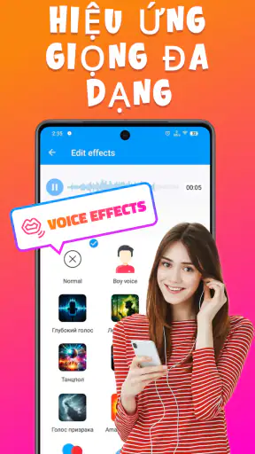 App đổi giọng: Chỉnh giọng hát screenshot