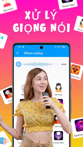App đổi giọng: Chỉnh giọng hát screenshot
