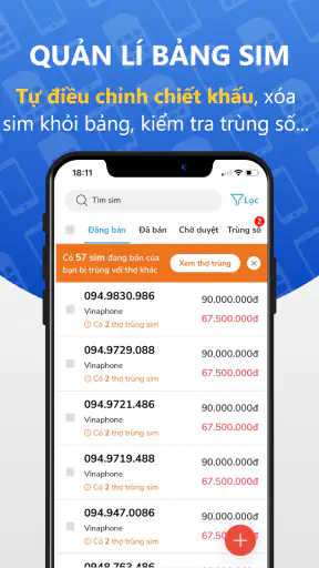 Appsim - Mua bán sim số đẹp screenshot