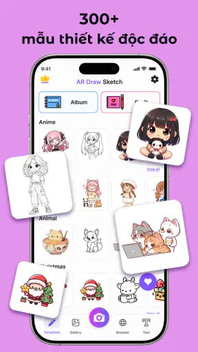 AR Draw Sketch: Vẽ & Phác Thảo screenshot