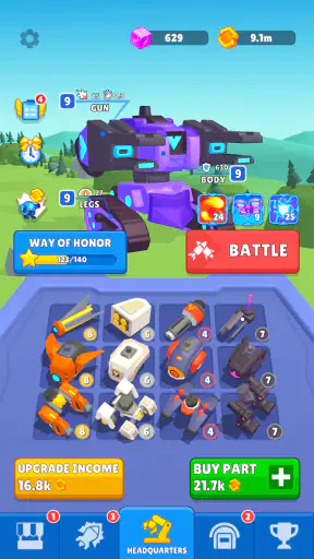 Armored Robots: Trò chơi robot screenshot