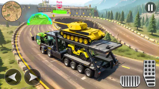 Army Cargo Truck Driving Games screenshot