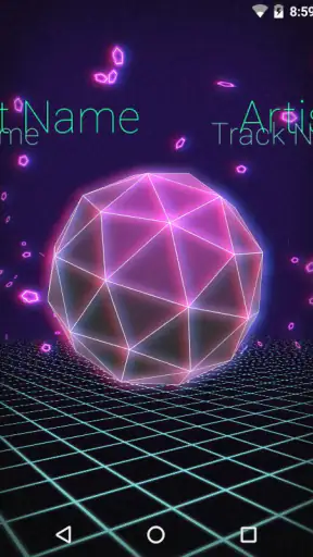 Audio Glow Live Wallpaper screenshot