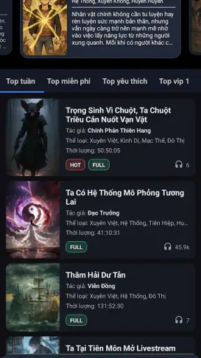 Audio truyện AI screenshot