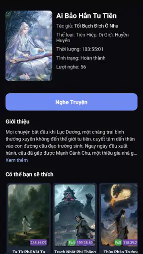 Audio truyện AI screenshot
