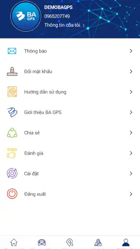 BA GPS screenshot