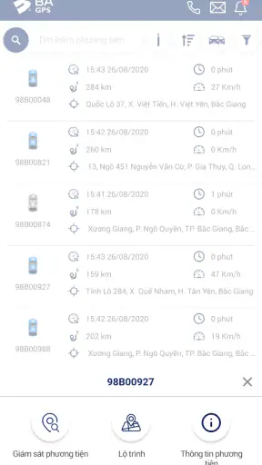 BA GPS screenshot