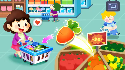 Baby Panda's Town: Khu Mua Sắm screenshot