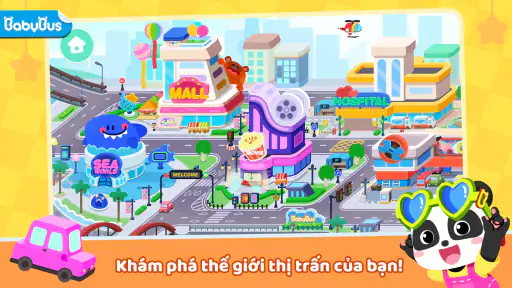 Baby Panda's Town：Thế Giới Tôi screenshot