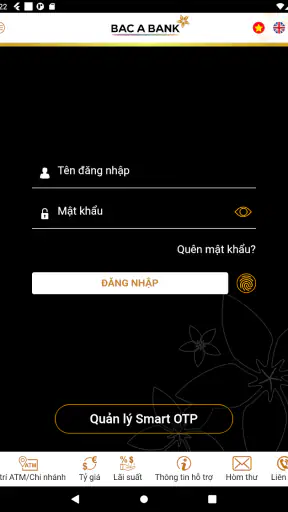 BAC A BANK Corporate Banking screenshot