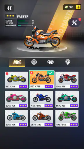 Bậc thầy đua xe Moto screenshot