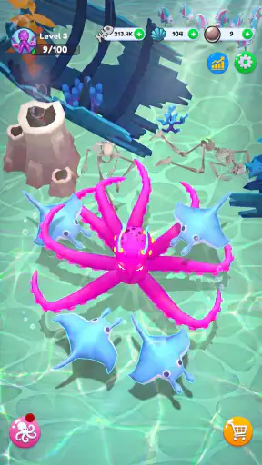 Bạch Tuộc Xâm Lược: 3D screenshot