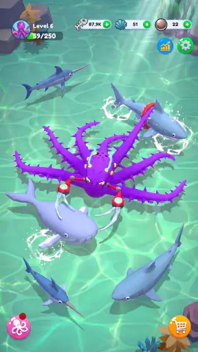 Bạch Tuộc Xâm Lược: 3D screenshot