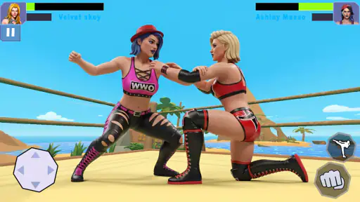 Bad Girls Wrestling Game screenshot
