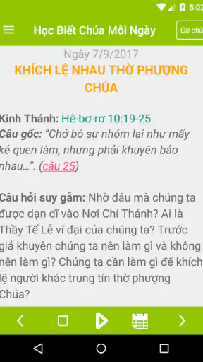 Bài Học Kinh Thánh Hằng Ngày screenshot