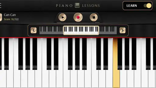 Bài học piano screenshot